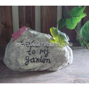 Resin Solar Lamp