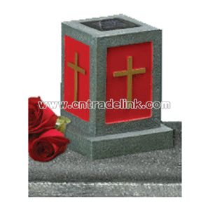 Resinic Latin Cross Solar Light