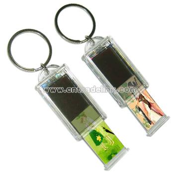 Retractable Solar Keychain