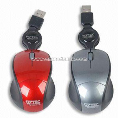 Retractable USB 3D Optical Mouse