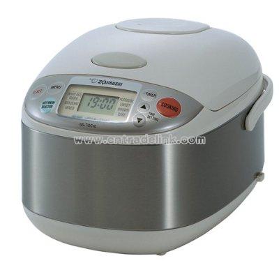 Rice Cooker and Warmer - Stainless Steel (5.5 cup)