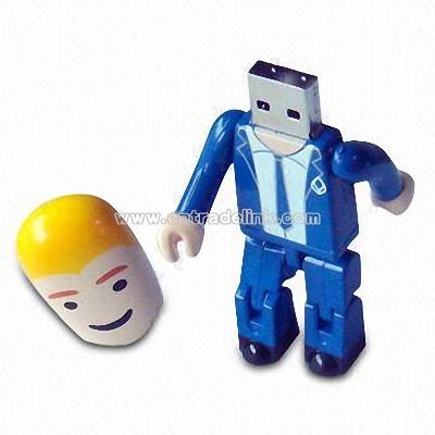 Robot-shaped USB Flash Drive