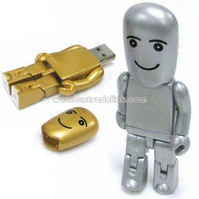 Robot-shaped USB Flash Drive