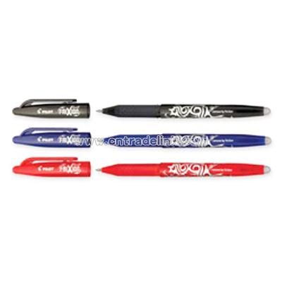 Rollerball Gel Pen, Erasable, Fine, Ink/Black, Barrel/Black