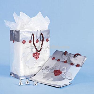 Romantic Rose Frosted Gift Bags