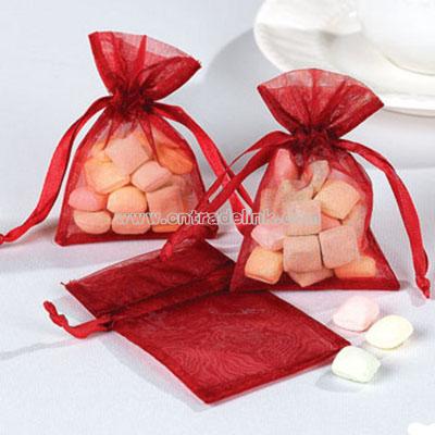 Romantic Rose Mini Organza Bags