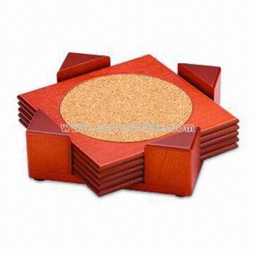 Rosewood Coaster Set