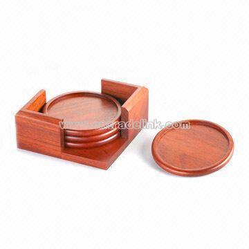 Rosewood Coaster Set