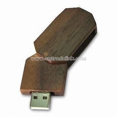 Rotate Wooden USB Memory Stick