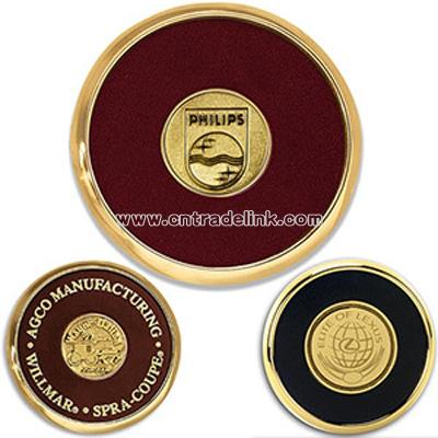 Round Brass Coaster Weight Coasters