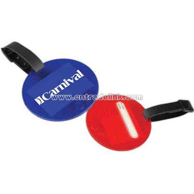 Round Luggage Tag