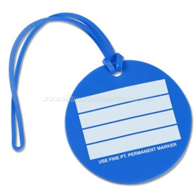 Round Luggage Tag
