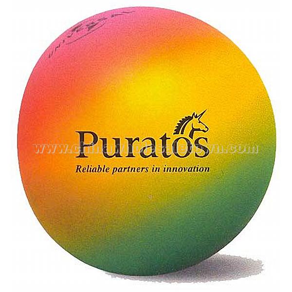 Round Rainbow Stress Reliever Ball