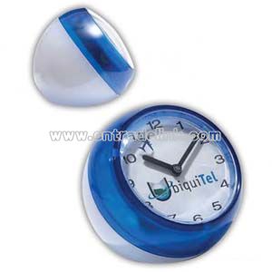 Round desk clock