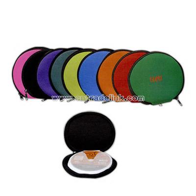 Round neoprene CD cases
