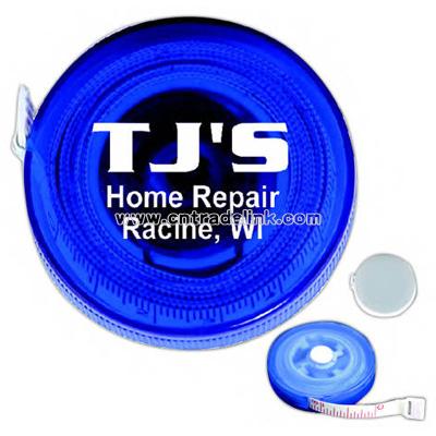 Round tape measure with flexible 5 foot tape