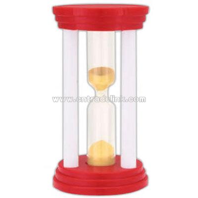 Round timer with glass tube