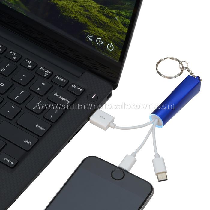 Route Light-Up Logo Duo Charging Cable