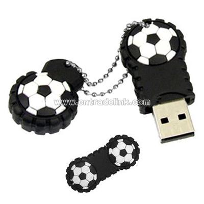 Rubber Football USB Flash Drive