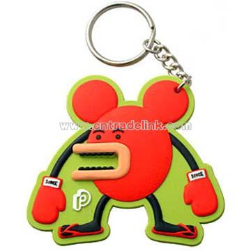 Rubber Keychain