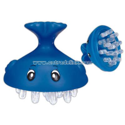 Rubber dutiful dolphin little feet massager