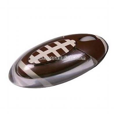 Rugby Shaped Optical Mouse