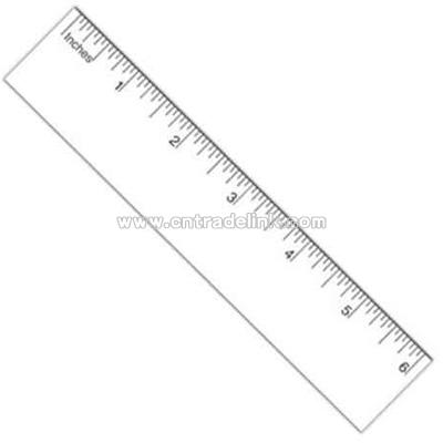 Ruler magnet with laminated surface