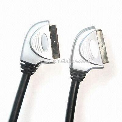 SCART 21P to SCART 21P Cables