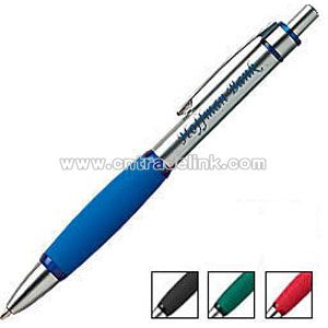 SILICON GRIP METAL BALL PENS