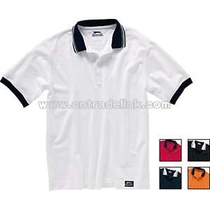 SLAZENGER POLO TIPPING PIQUE SHIRTS