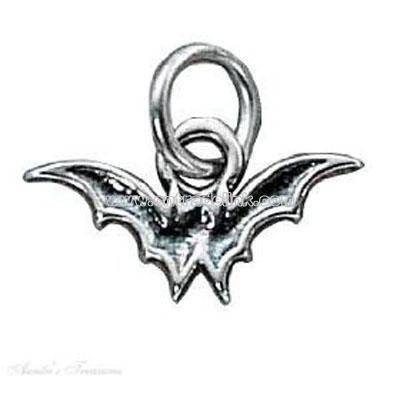 STERLING SILVER FLYING BAT CHARM