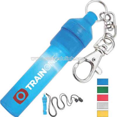 Safety key light whistle