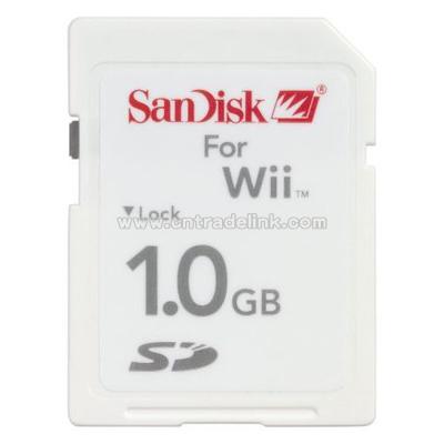 SanDisk 1GB SD Card for Nintendo Wii or Nintendo DS