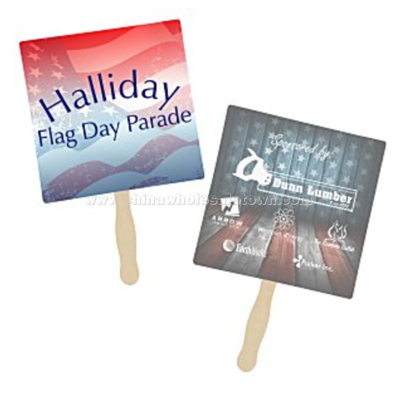 Sandwich Hand Fan - Square