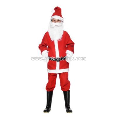 Santa Boy Costume for 3 - 5 Year Olds