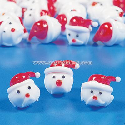 Santa Lampwork Beads