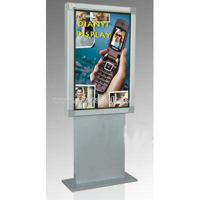 Scrolling light box with T base