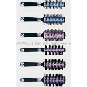 Sculptured Aluminium Hair Brush