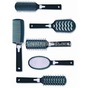 Sculptured Aluminium Hair Brushes