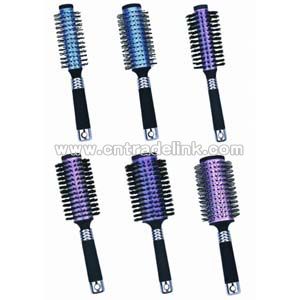 Sculptured Aluminium Hair Brushes