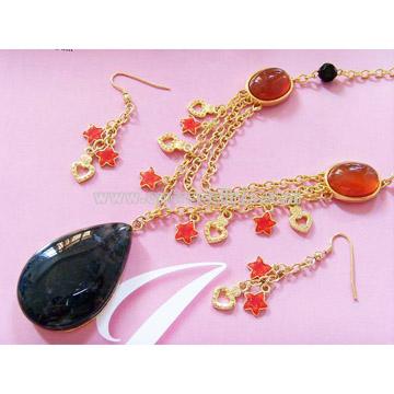 Semi-Precious Stone Jewelry Set