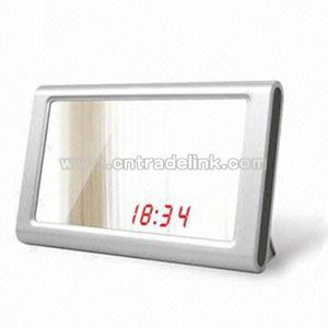 Sensor Mirror Clock with LED Light