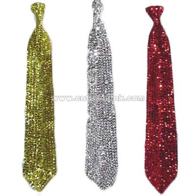 Sequin Tie