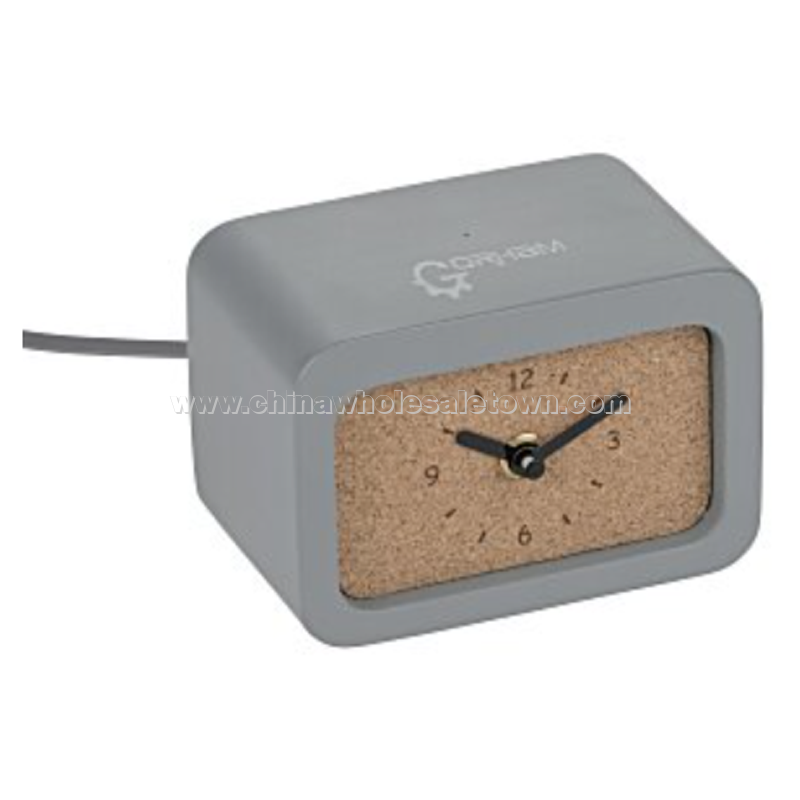 Set in Stone Wireless Charging Desk Clock