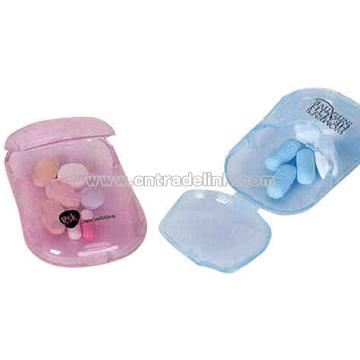 Seven day flip top pill box