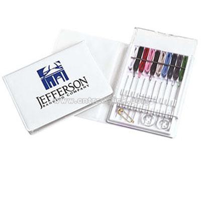 Sew-Easy Mending Kit with Vinyl Cover