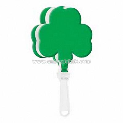 Shamrock shapen clapper