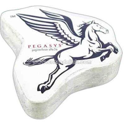 Shaped compressed golf towel