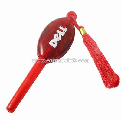 Sharp looking translucent color pen with matching neck string