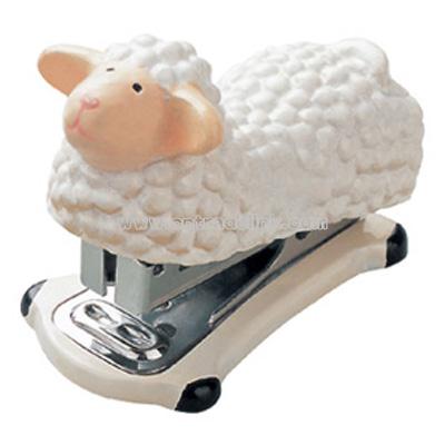 Sheep Shape Wooden Cartoon Stapler